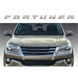 Fortuner 3D logo alphabet sticker-Toyota Fortuner
